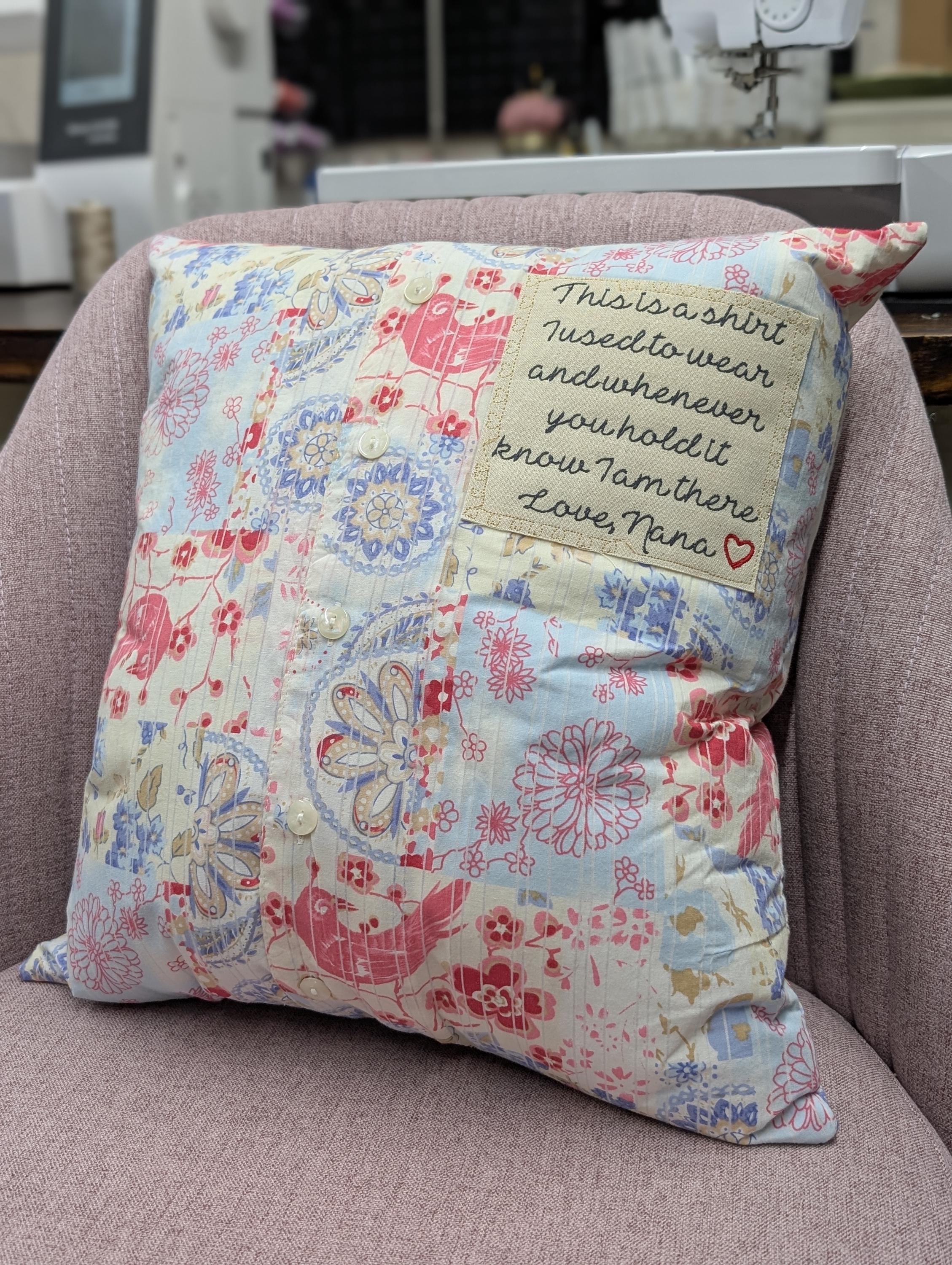 Custom Order Memory Pillows