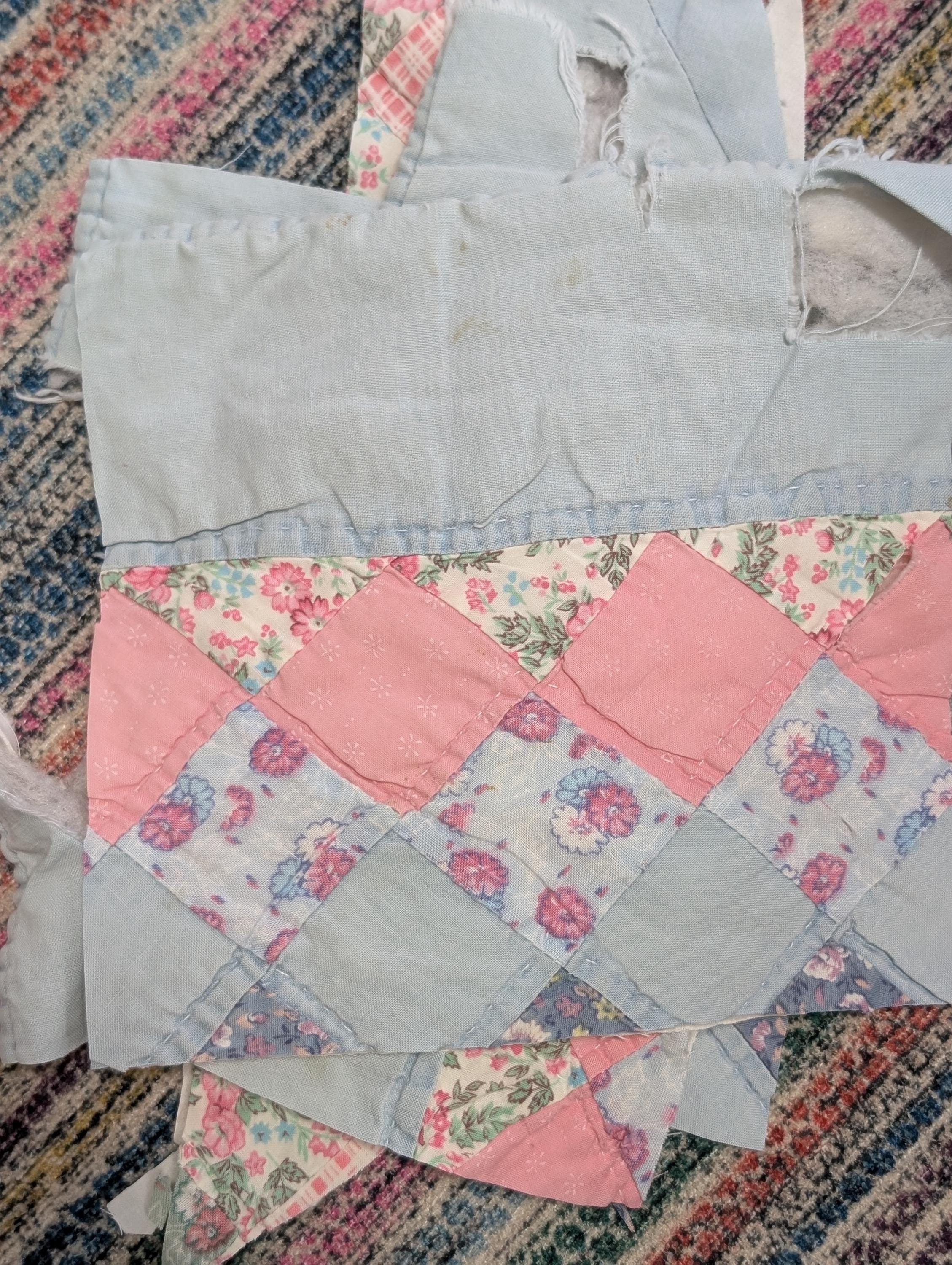 Cutter Quilt Rework Upcycle DIY Scraps