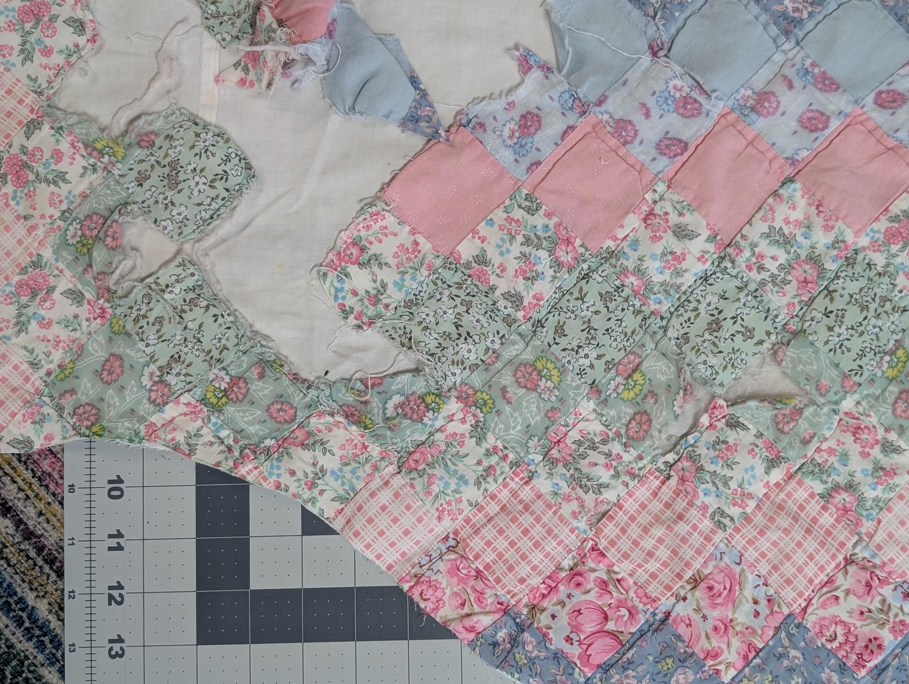 Cutter Quilt Rework Upcycle DIY Scraps