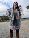 Quilt Vest Women's Size Large Upcycled Reworked Vintage