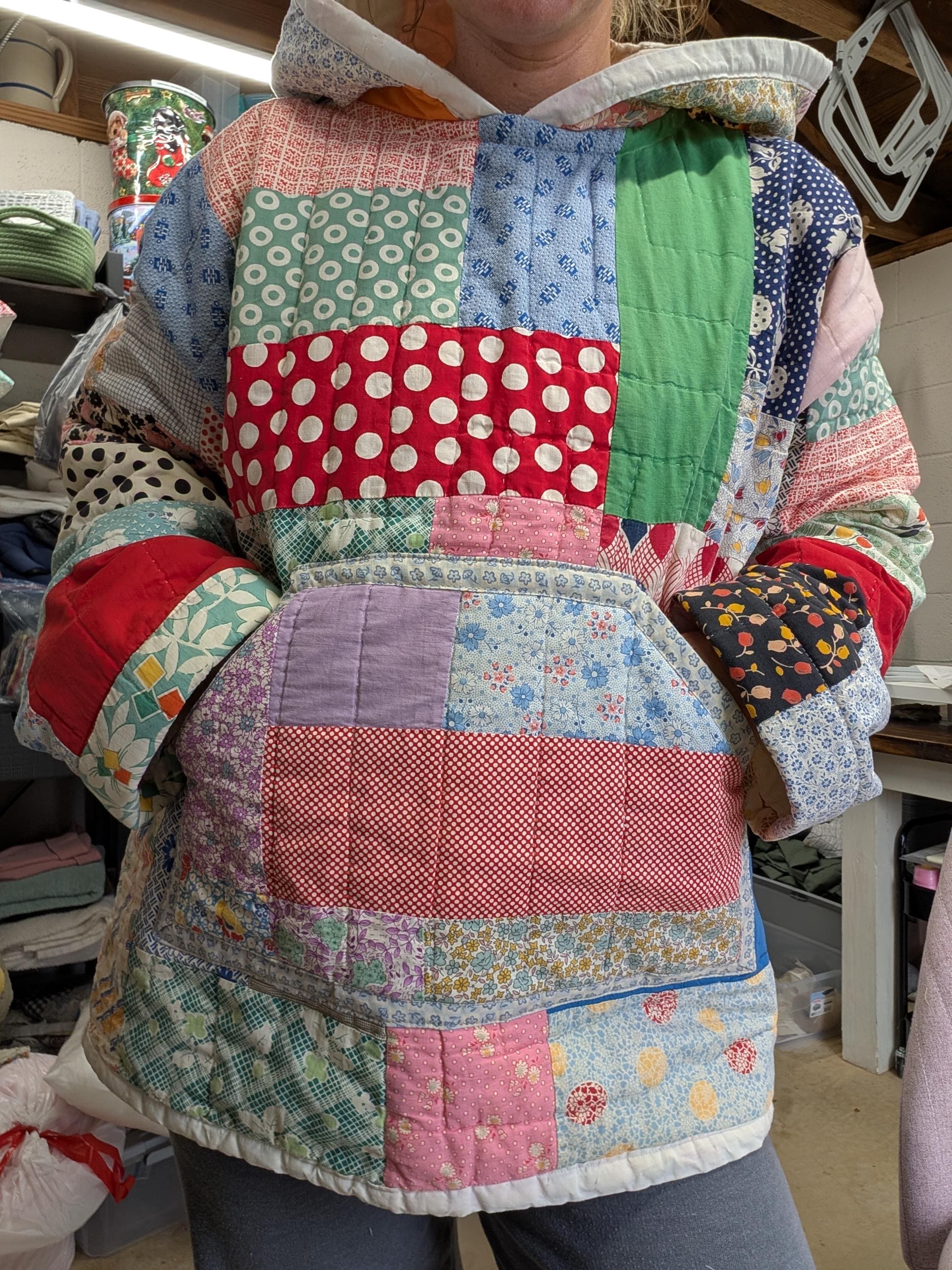 Custom Quilt Hoodie: Surprise