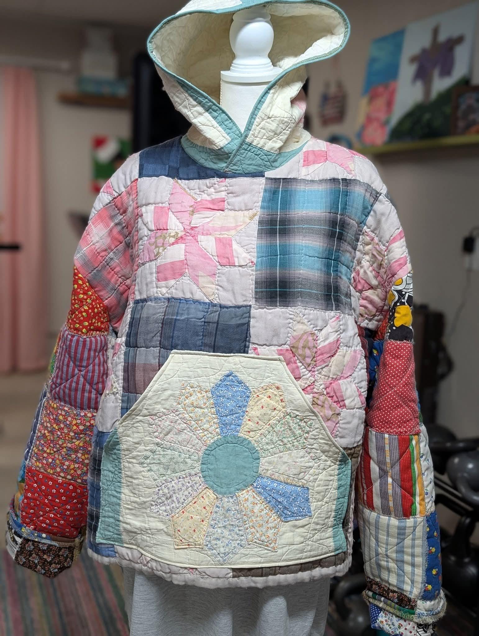 Custom Quilt Hoodie: Surprise