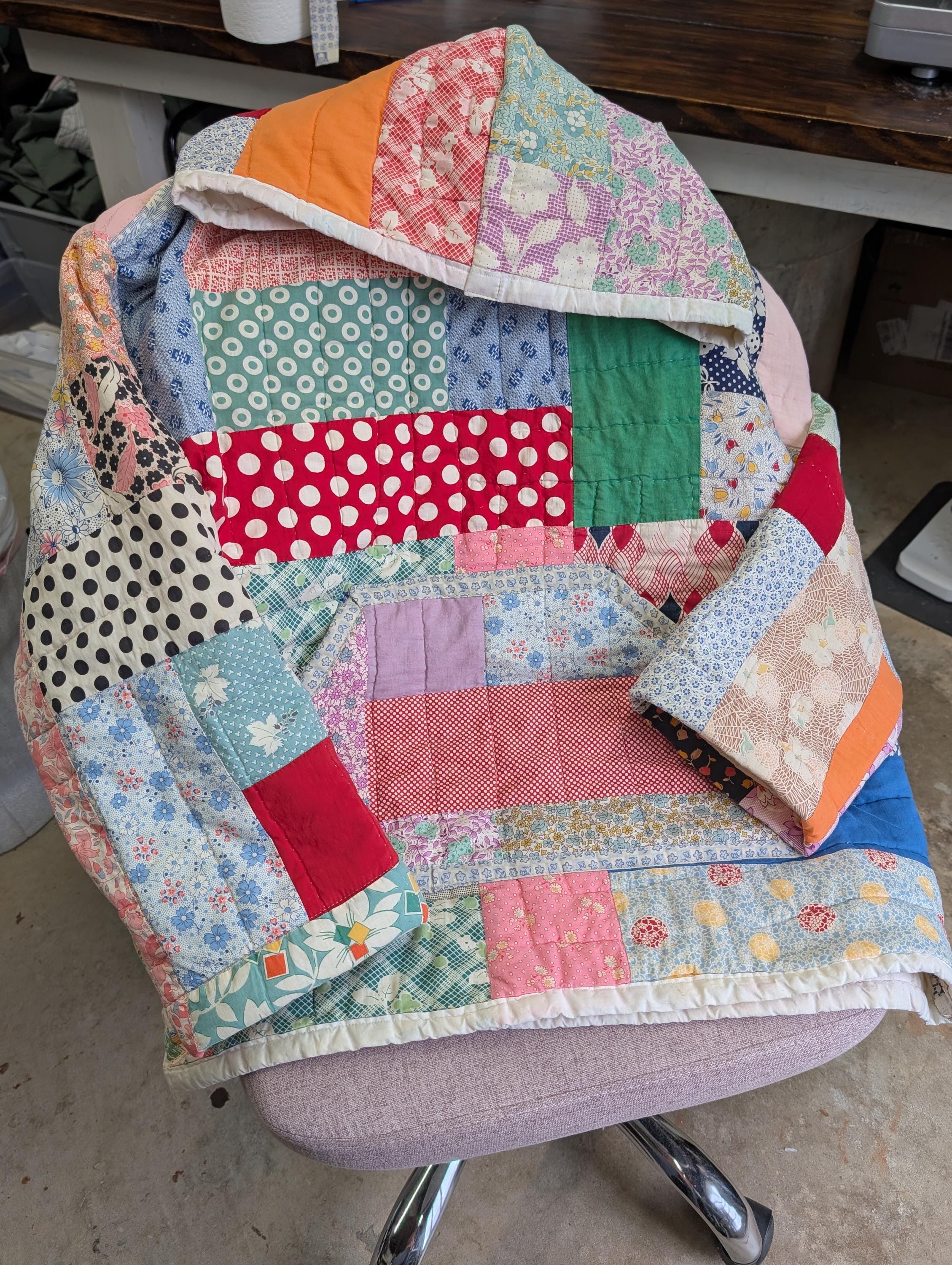 Custom Quilt Hoodie: Surprise