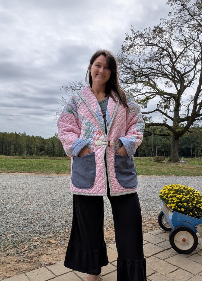 Custom Quilt Jacket: Surprise