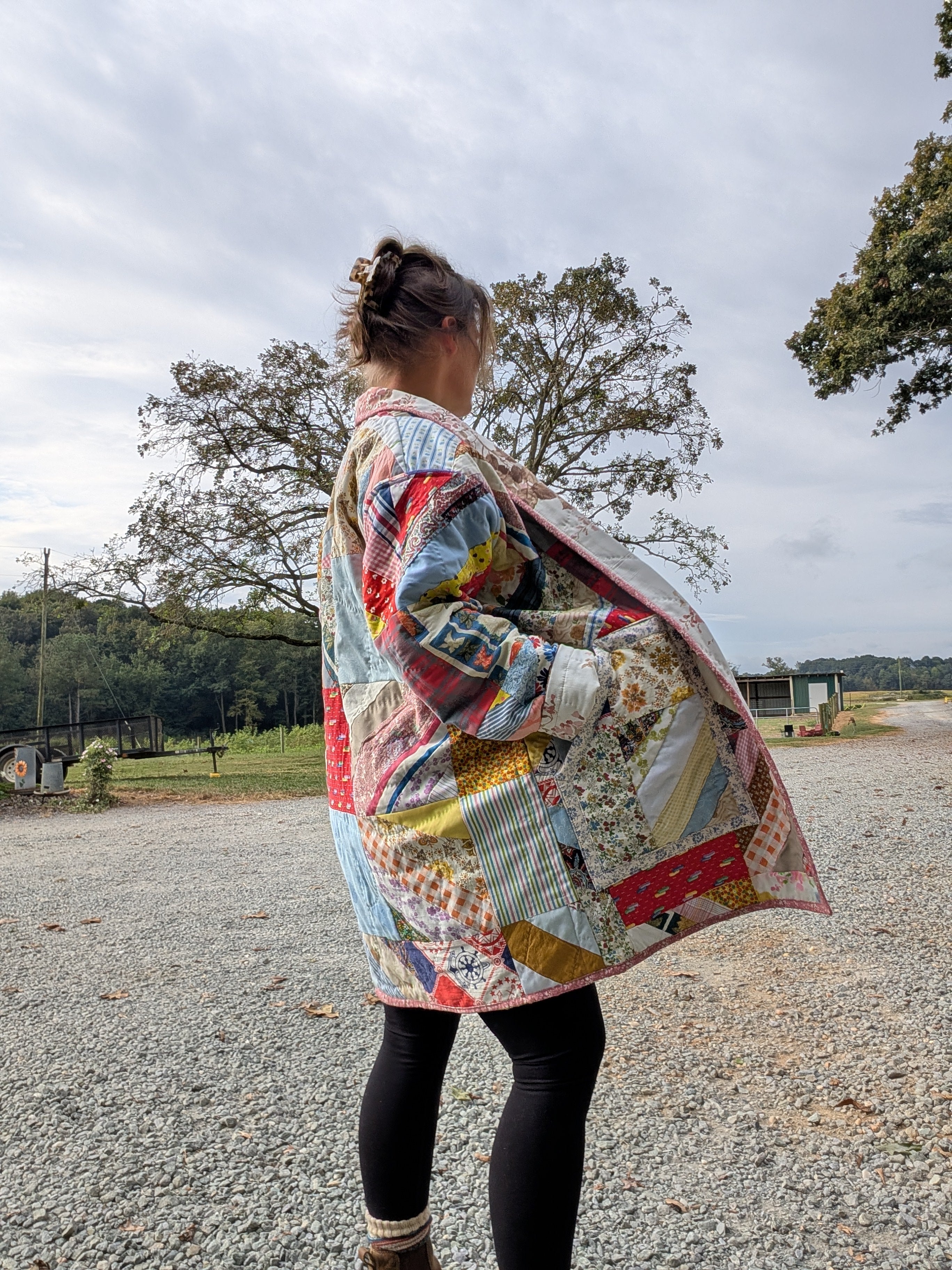 Custom Quilt Jacket: Surprise
