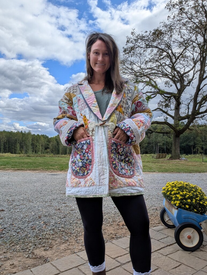 Custom Quilt Jacket: Surprise