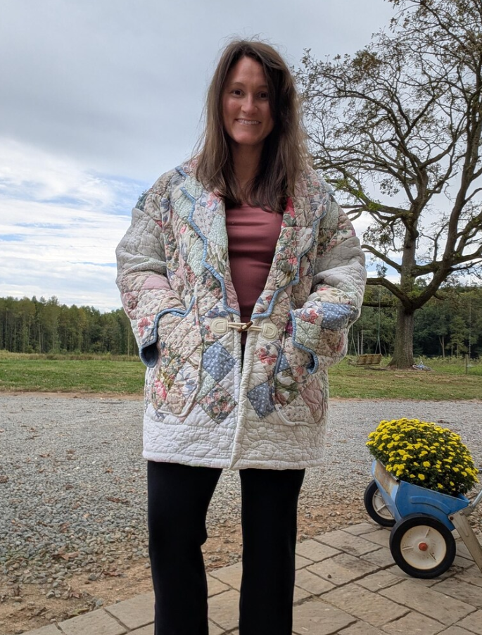 Custom Quilt Jacket: Surprise