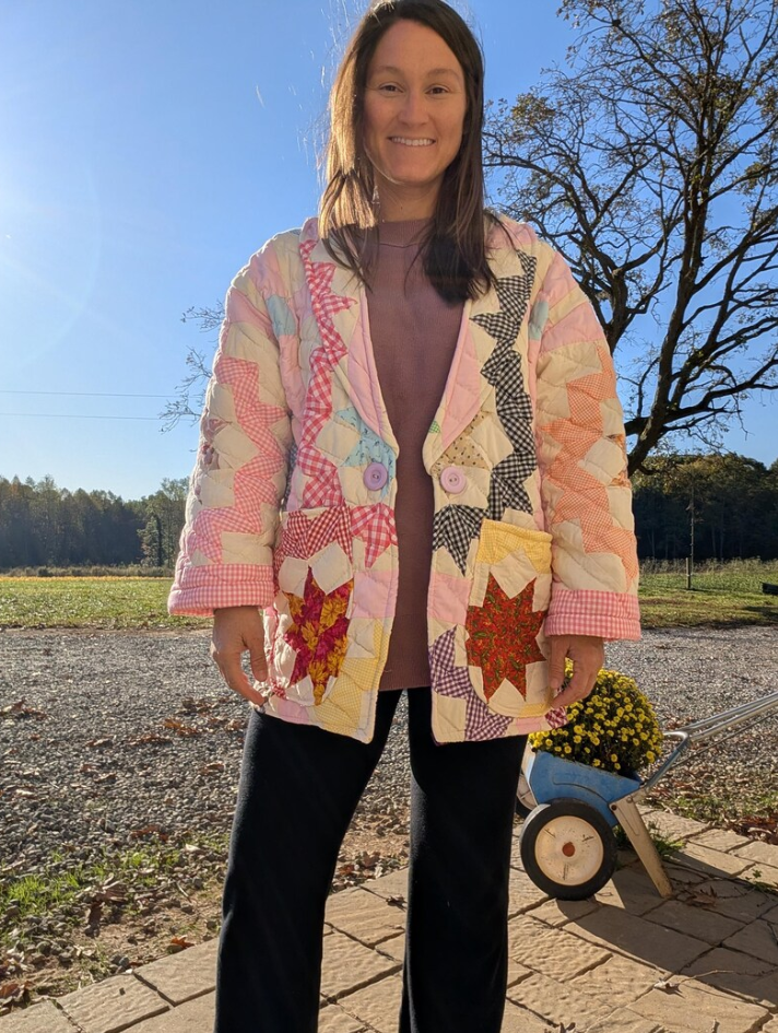 Custom Quilt Jacket: Surprise
